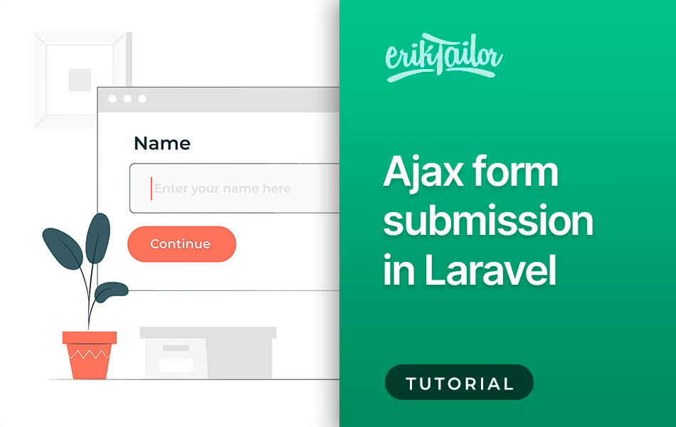 Ajax form submission in Laravel