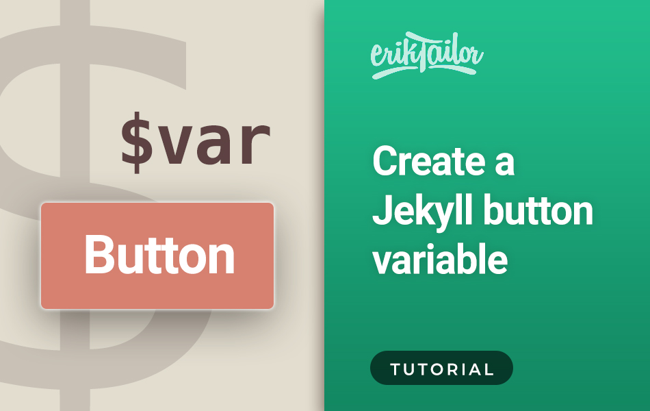 Create a Jekyll button variable