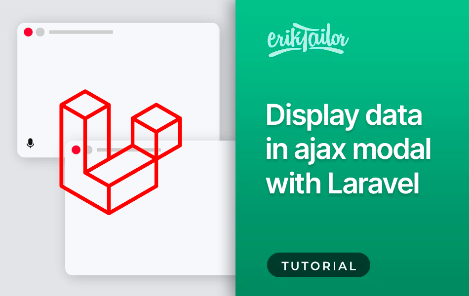 Display data in ajax modal with Laravel