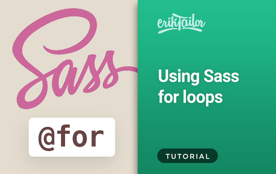 Using Sass for loops